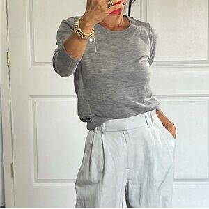 Jcrew 100% wool Gray Women's sweater Tippi sweater XS